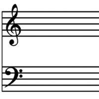 the musical staff or stave staves in music