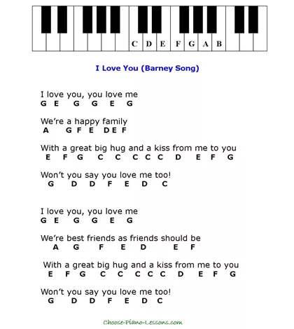 I LOVE YOU (BARNEY SONG)